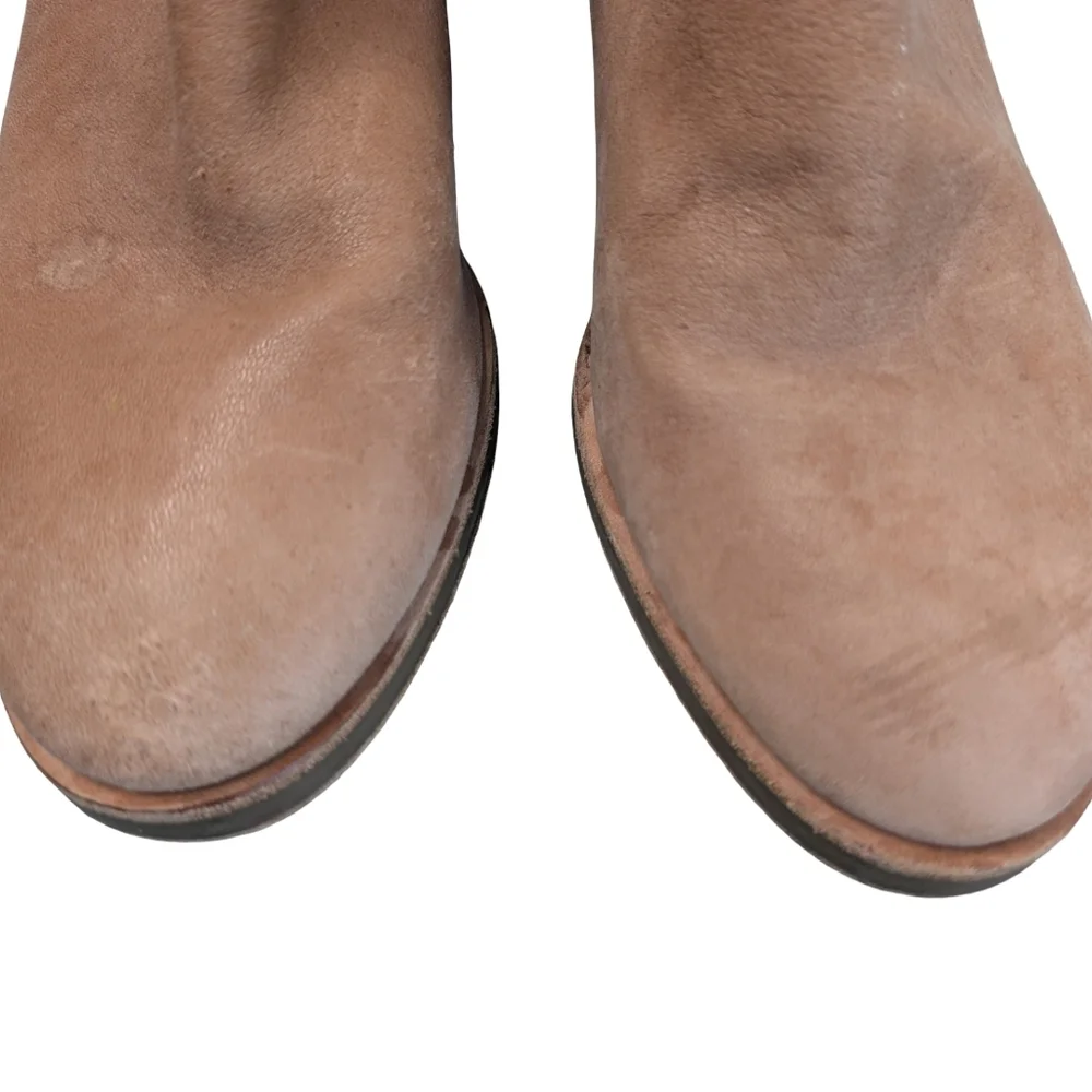 Eileen Fisher Derby Suede Crossover Strap Ankle Bootie Size 8